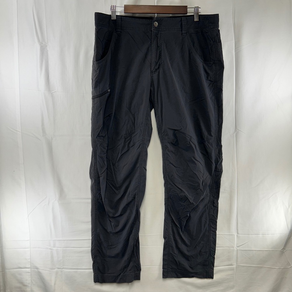 Marmot Hiking Pants Mens 36 Dark Gray Nylon Blend Straight Leg Outdoor